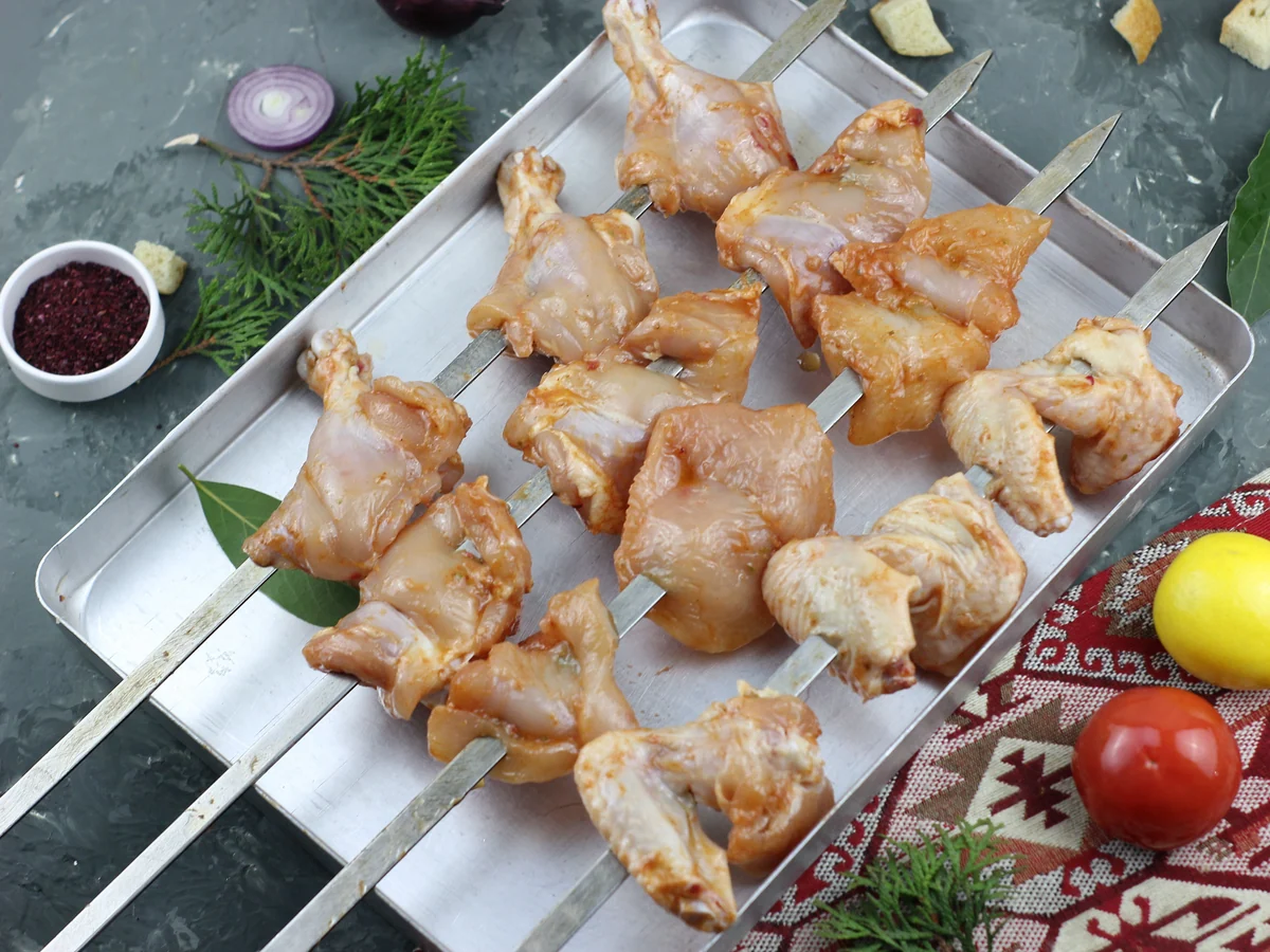 Prepared & Skewers